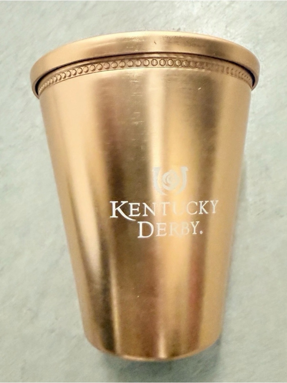 Kentucky Derby Mint Julep Cup with Logo
